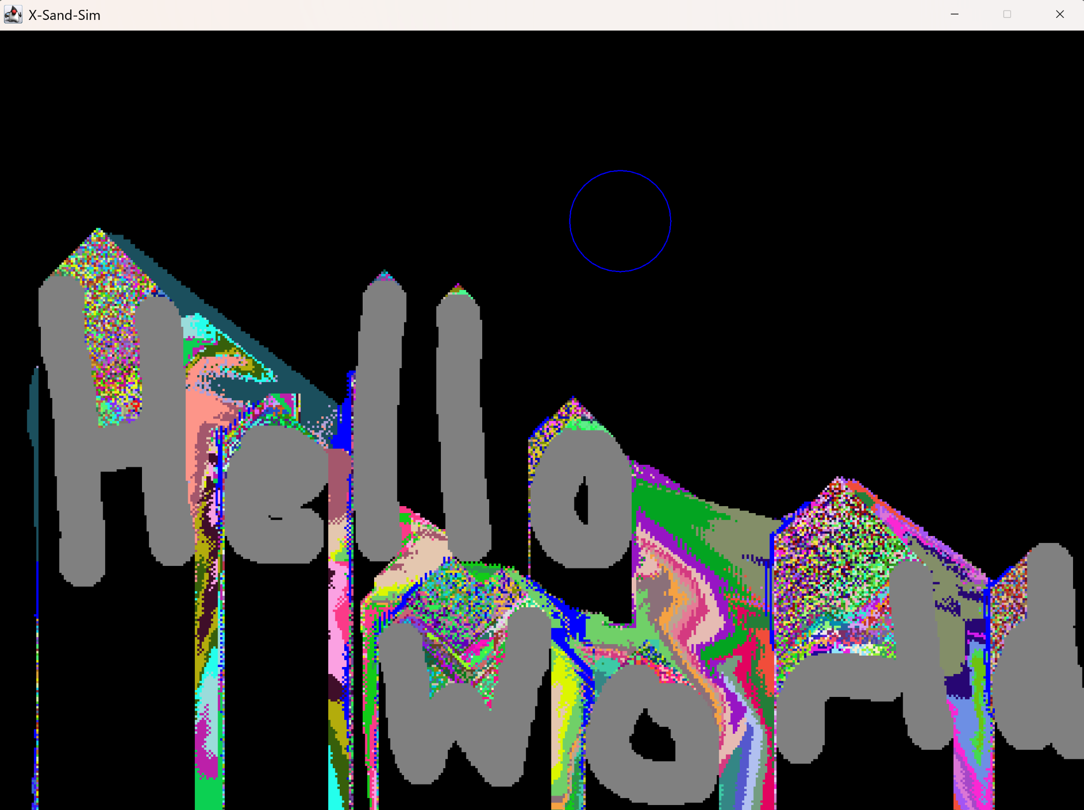 sand simulation screenshot